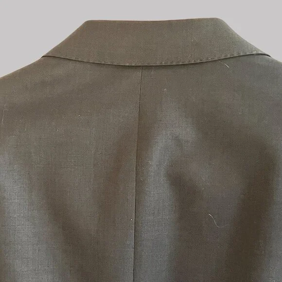 Vintage Hart Schaffner & Marx Dillards Mens Black Wool Blazer Lined‎ Jacket USA - Picture 8 of 11